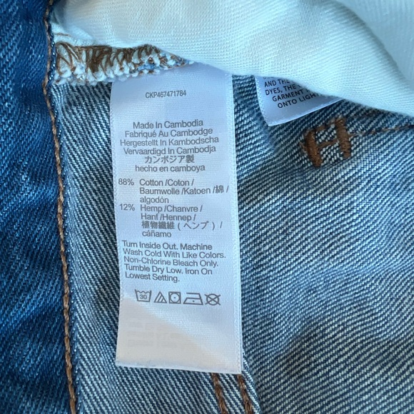 Madewell Baggy Straight Jeans, Dark Worn Indigo Wash, 30 - Picture 9 of 12